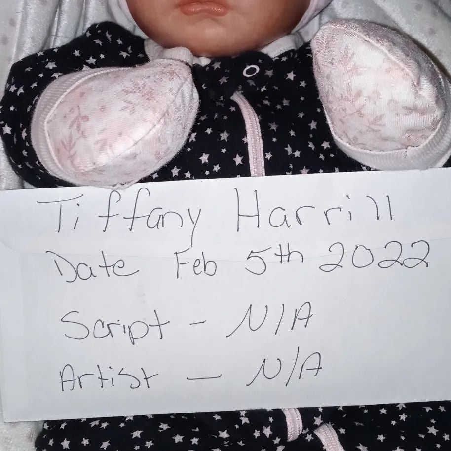 Cuddle Reborn baby doll with small box opening