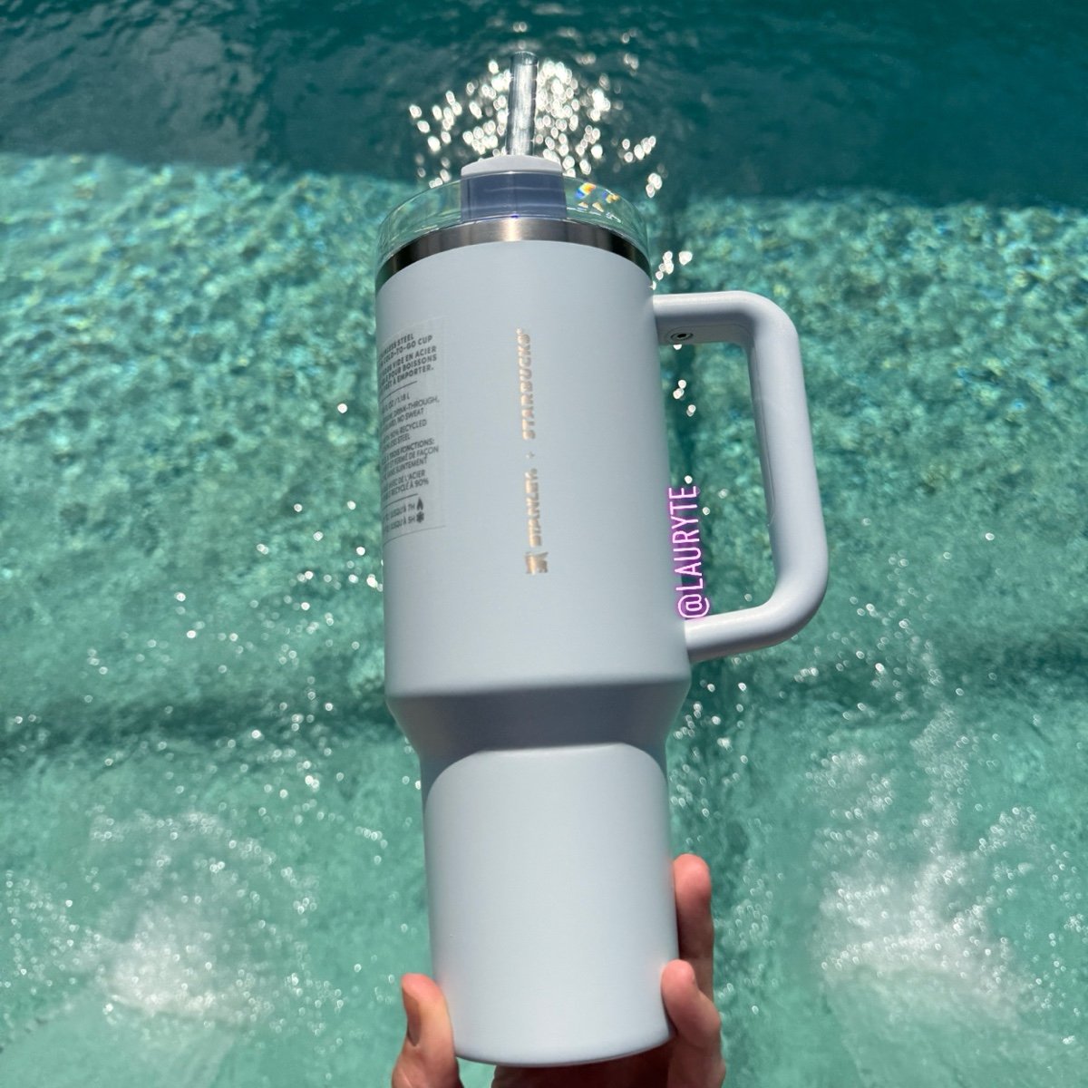 Starbucks Stanley 2024 Baby Blue 40 oz Quencher Tumbler