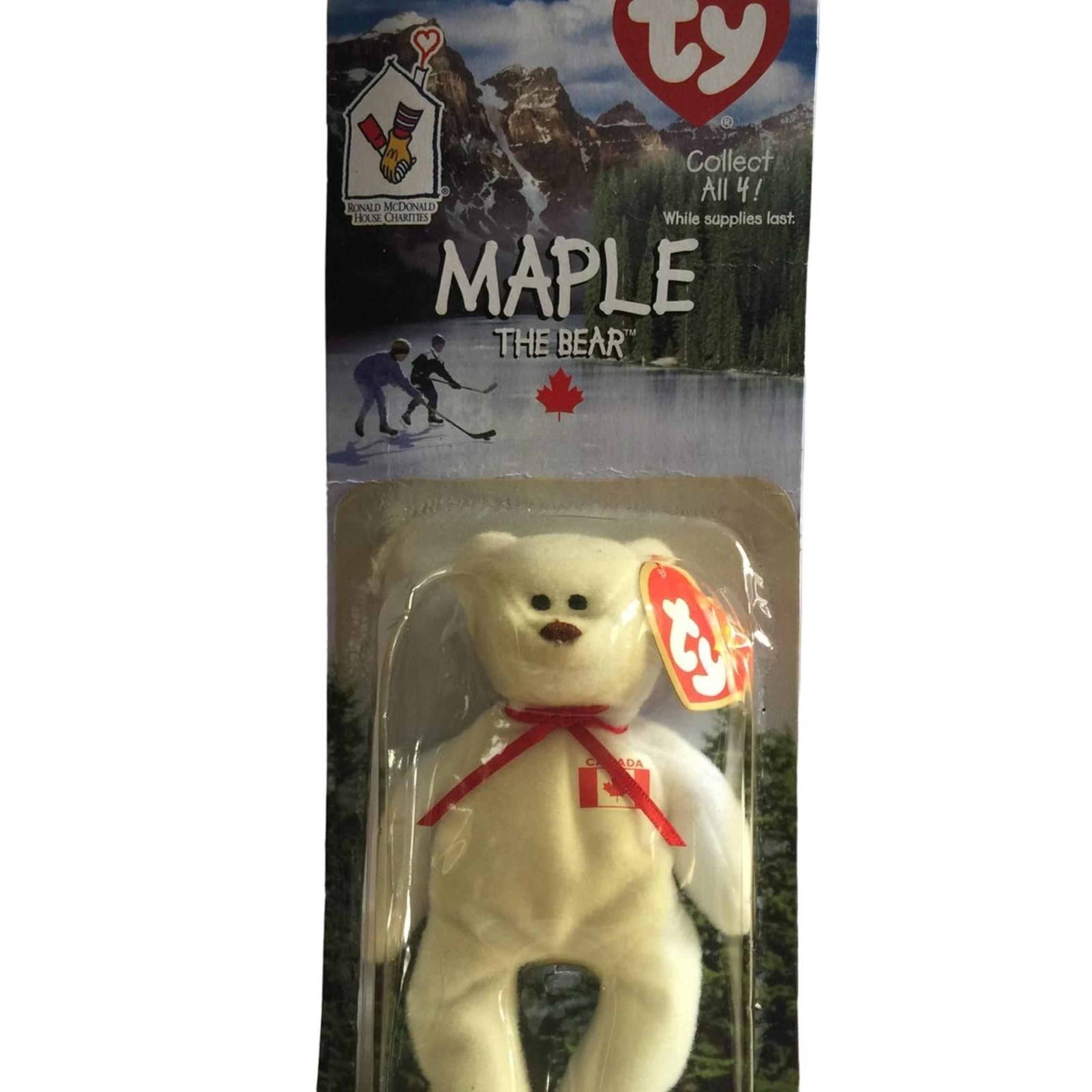 Vintage 1999 1993 Limited Edition ty TEENIE BEANIE BABIES Maple Misprints Errors