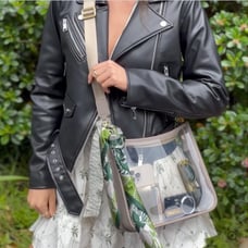 TRUFFLE | Clarity Stadium Concert Crossbody in Black