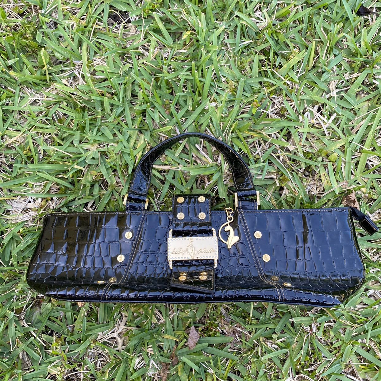 Black baby phat purse