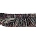 18 Yards Brush Fringe Wine Navy Blue Variegated 30011