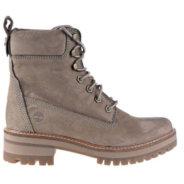 TIMBERLAND Courmayeur Size 7US Boots Leather High Top Lace Pull Tab Valley