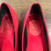 ROGER VIVIER Flower Strass Buckle flats - Red