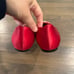 ROGER VIVIER Flower Strass Buckle flats - Red