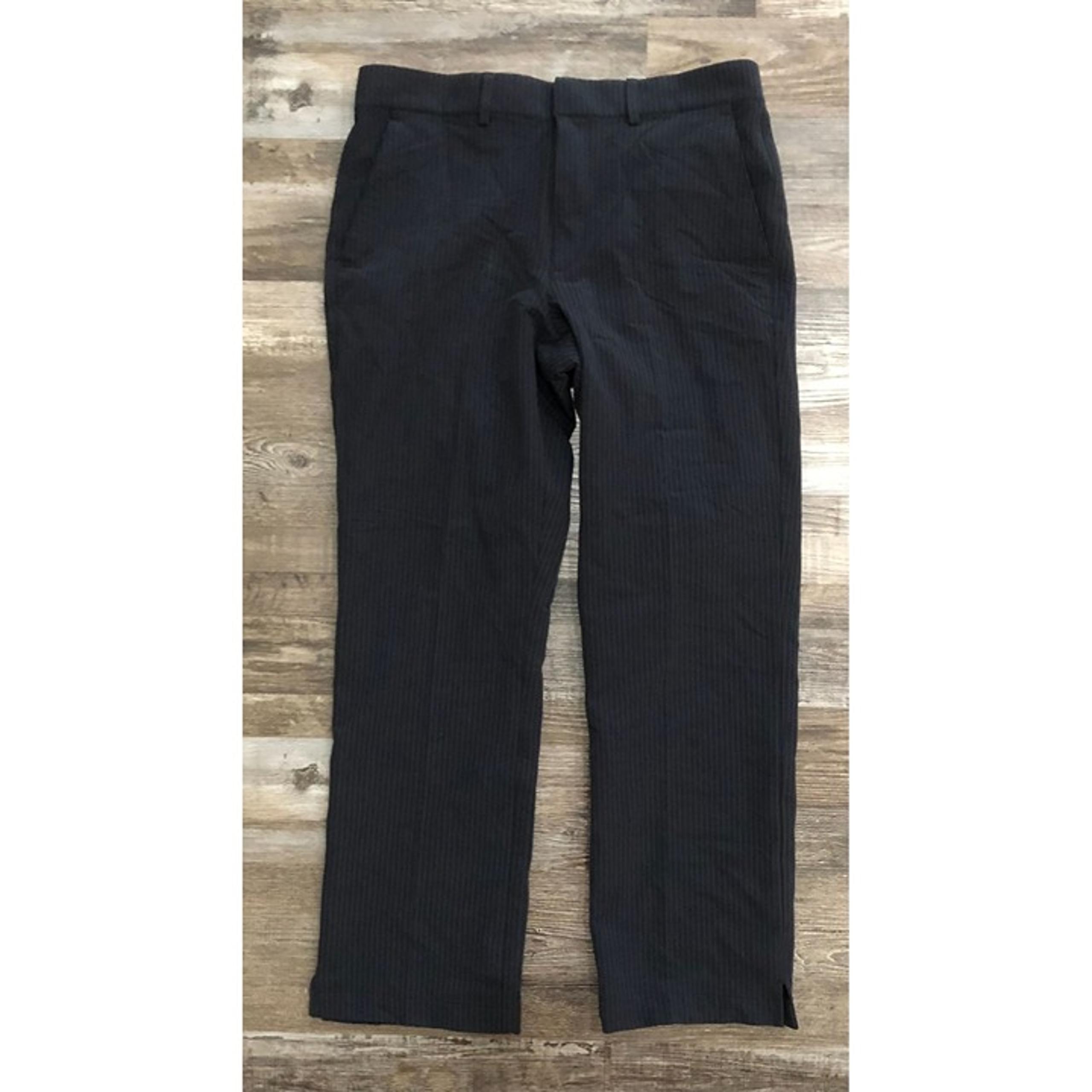 Under Armour Storm Mens 34x32 Black Pinstriped Casual Golf Pants