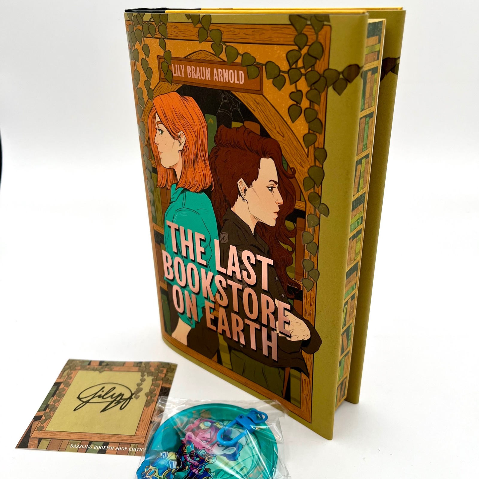 Lily Braun Arnold The Last Bookstore On Earth Dazzling Bookish Sprayed Edges NEW