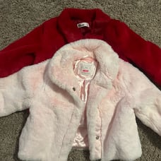 Toddler faux fur jackets 2t