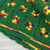 Vintage Rainbow Granny Square Thick Afghan Blanket Crochet 59 x 47 Roseanne
