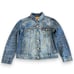 Levi's Men's Small Trucker Jacket Cotton Small Flaw Left Sleeve See Pictures