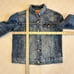 Levi's Men's Small Trucker Jacket Cotton Small Flaw Left Sleeve See Pictures