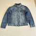 Levi's Men's Small Trucker Jacket Cotton Small Flaw Left Sleeve See Pictures