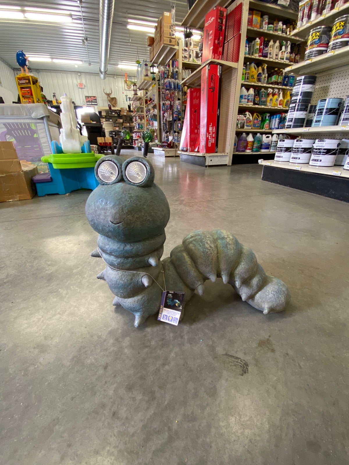 Caterpillar Garden Statue