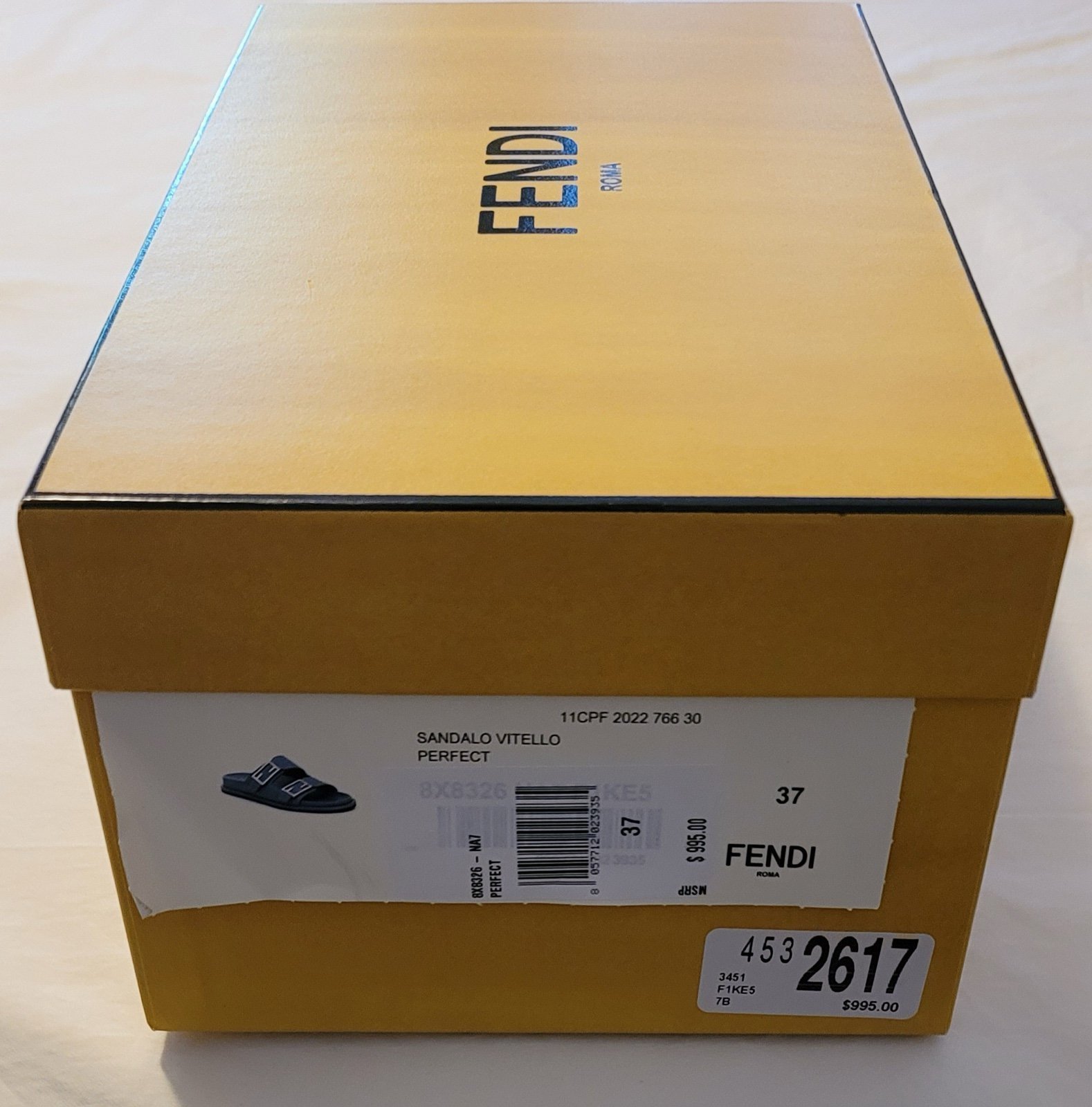 FENDI Shoes Box