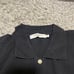 MAISON SANSUNE Black Short-Sleeved Polo Shirt