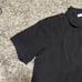 MAISON SANSUNE Black Short-Sleeved Polo Shirt