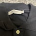 MAISON SANSUNE Black Short-Sleeved Polo Shirt