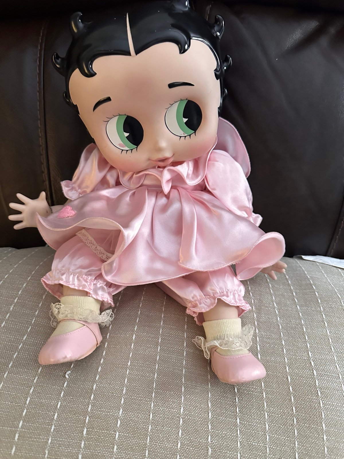 Betty Boop Marie Osmond Baby Boop Porcelain Doll 15” 2007!!