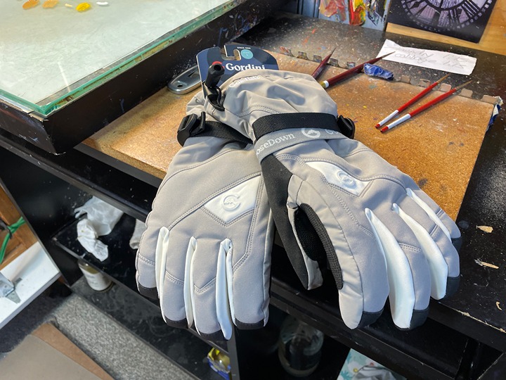 Gordini Aquabloc Down Gauntlet Snow Gloves Size Women Large Skiing Snowboarding