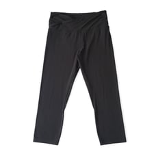 Lululemon Athletica Black Cropped Capri Athletic Leggings