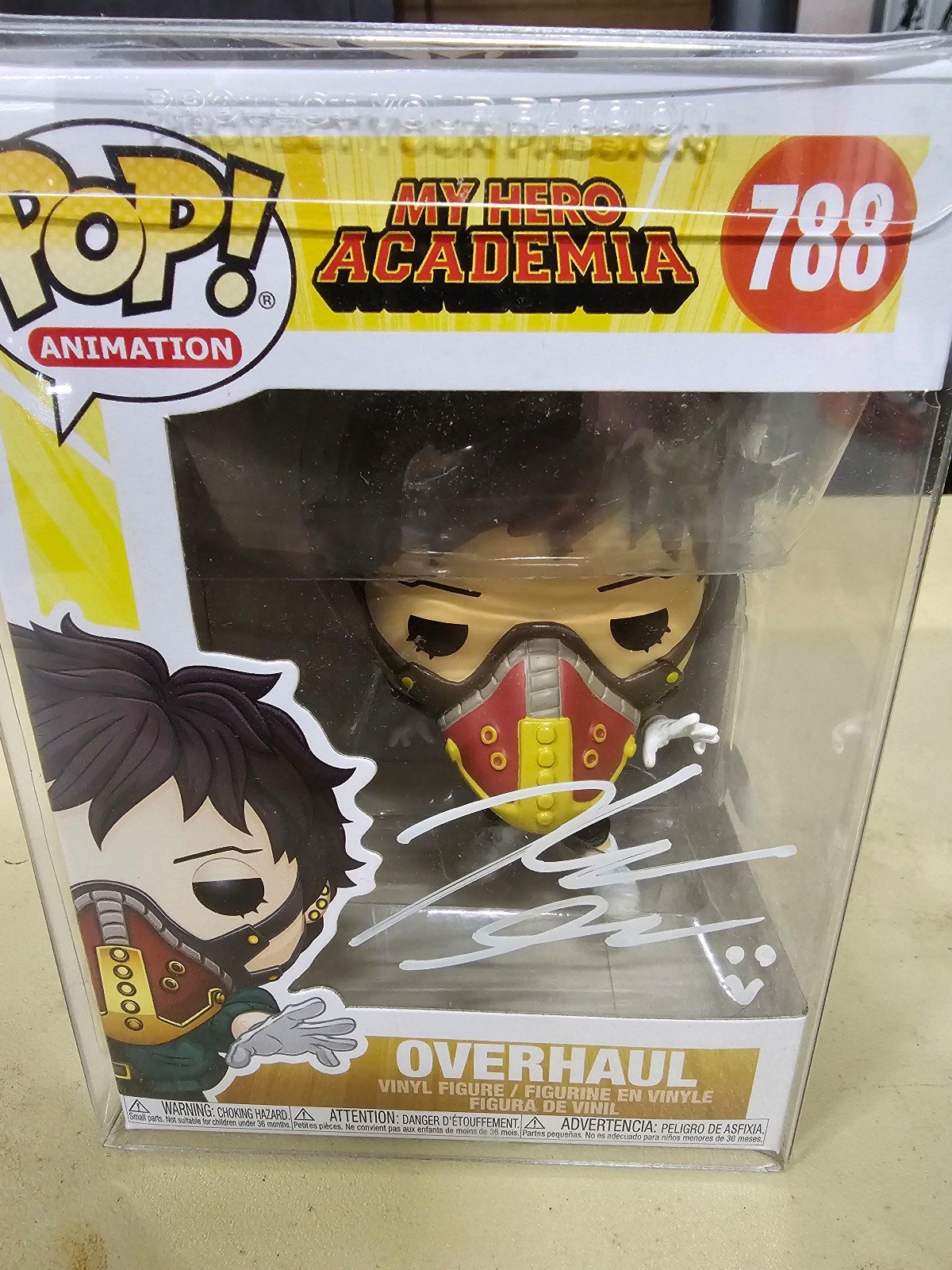 Funko Pop #788 My Hero Academia Overhaul Autographed