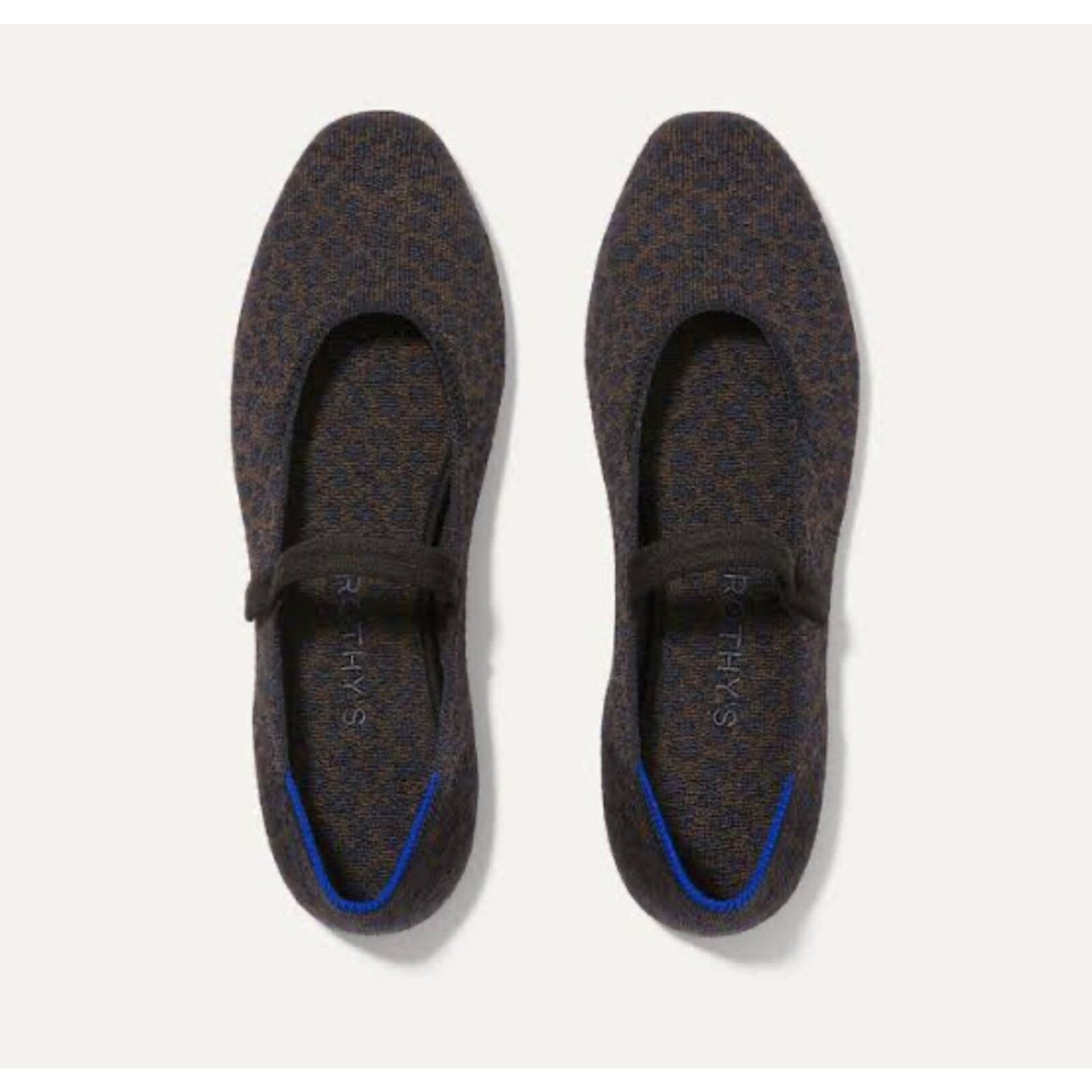 ROTHY'S Women's The Square Mary Jane Knit Upper Slip-On Flats Size 9.5 NWOB