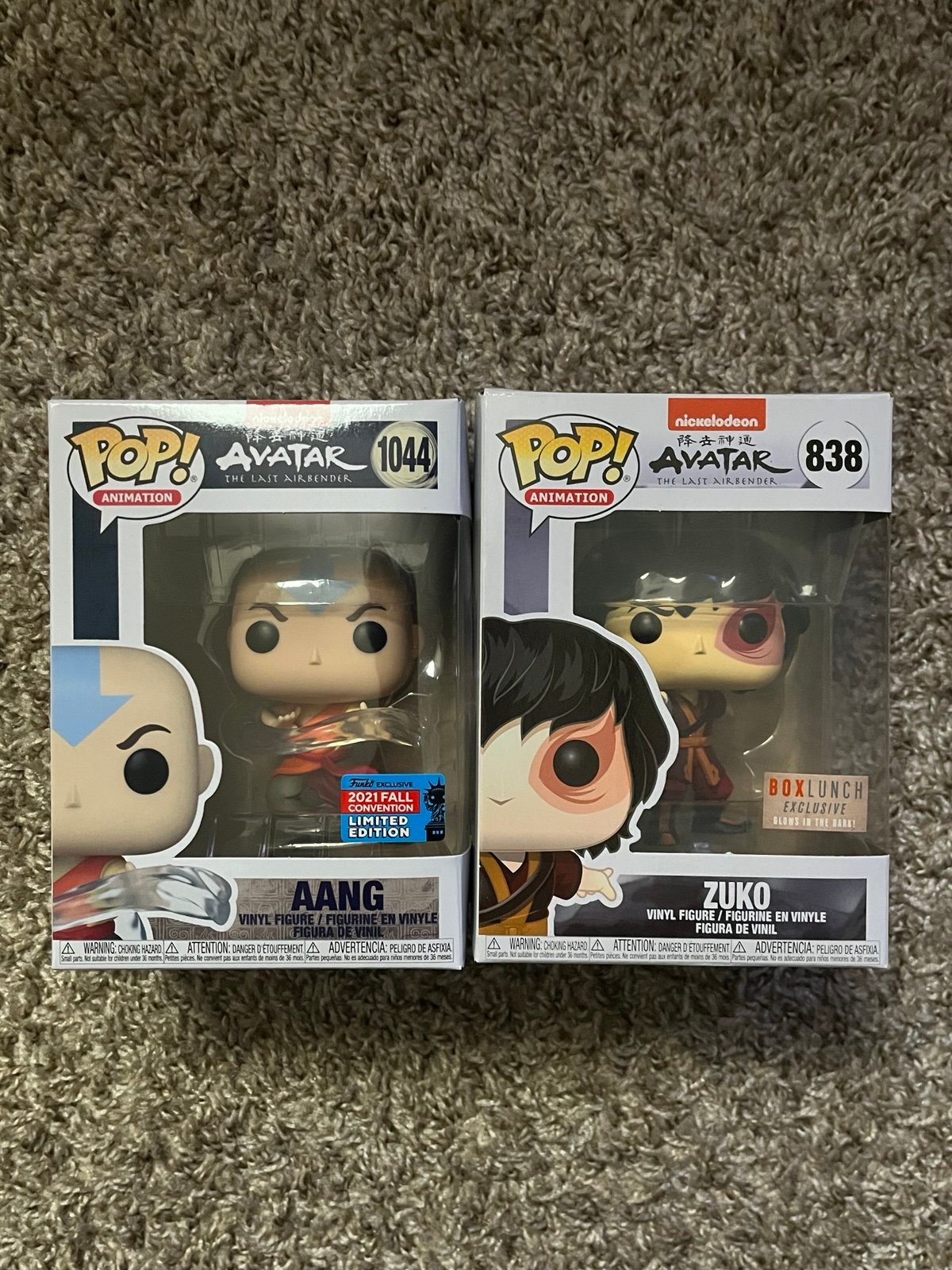 Avatar The Last Airbender Funko Pop Lot