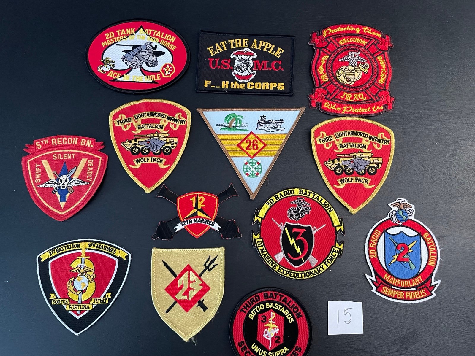 USMC patch lot