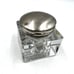 Pottery Barn Inkwell Votive Holder Glass Candle Holder Square