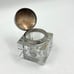 Pottery Barn Inkwell Votive Holder Glass Candle Holder Square