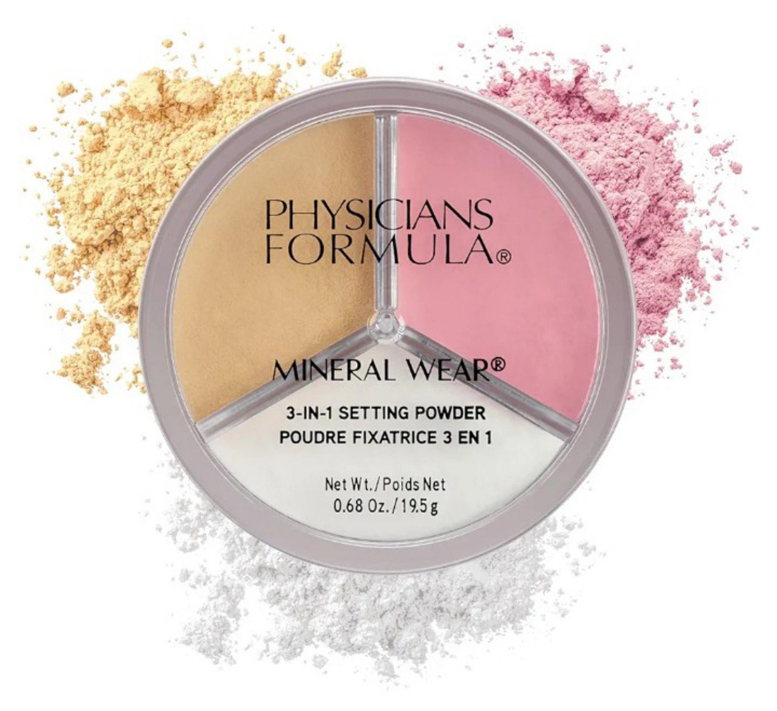 Physicians Formula Mineral Powder Wear 3-in-1 Setting Powder Face Makeup