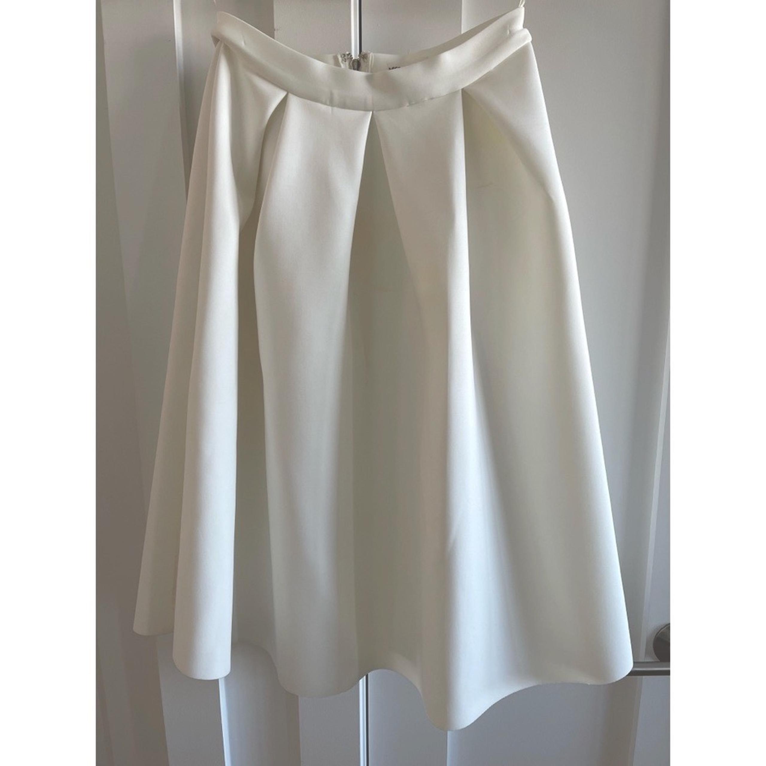 White swing skirt - AQUA