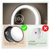 Vanity Mirror 3 Color Lighting, Detach 10X Magnif Touch, 360°Rotation 15.2in.