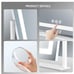 Vanity Mirror 3 Color Lighting, Detach 10X Magnif Touch, 360°Rotation 15.2in.