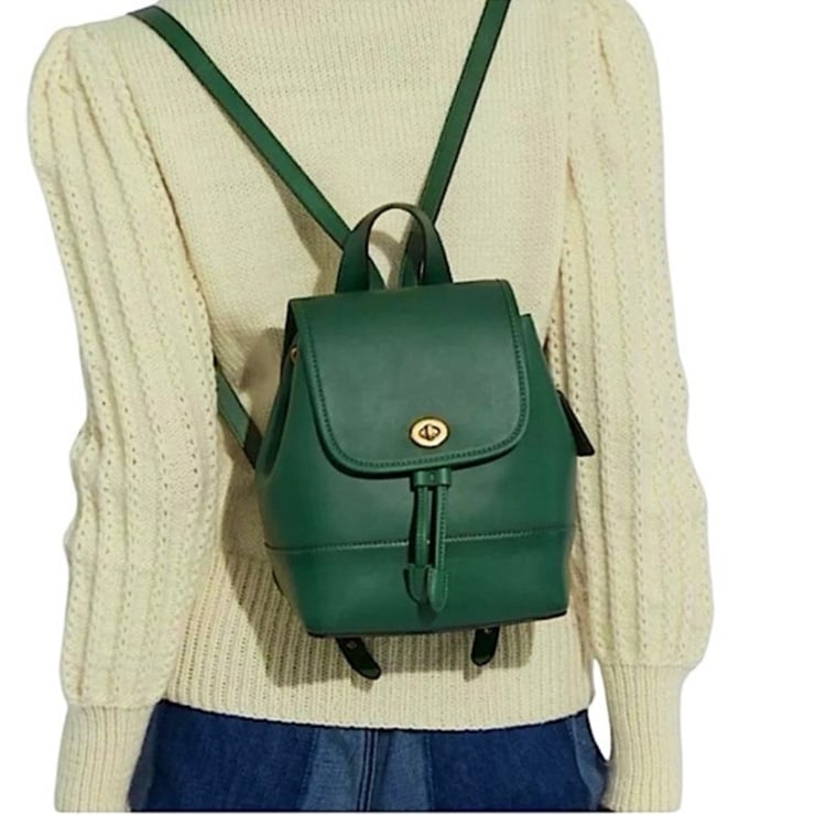 Coach VTG Originals 1941 Green Limited Edition Turnlock Backpack