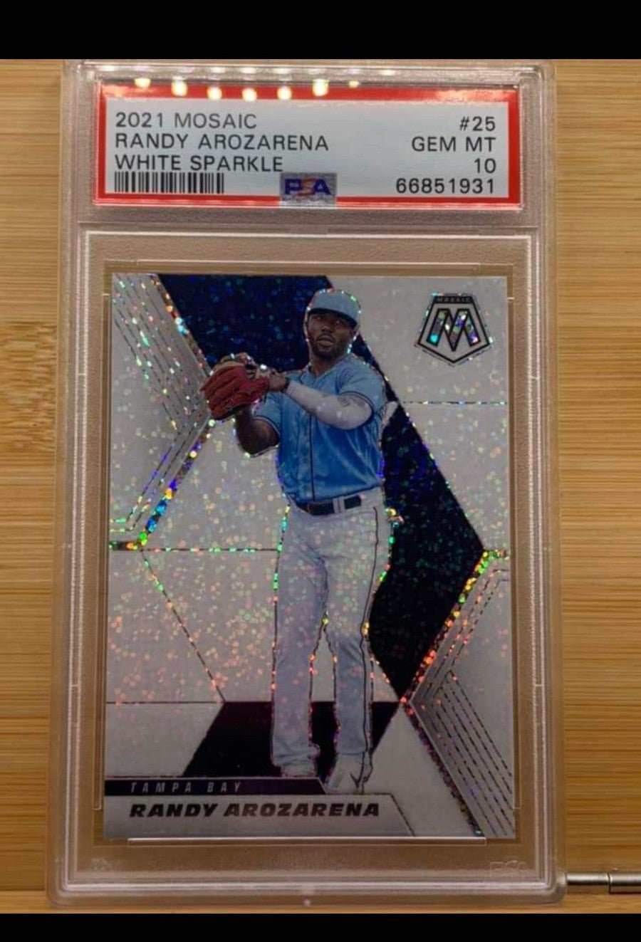 psa10 Randy arozarena pop-1 white sparkle