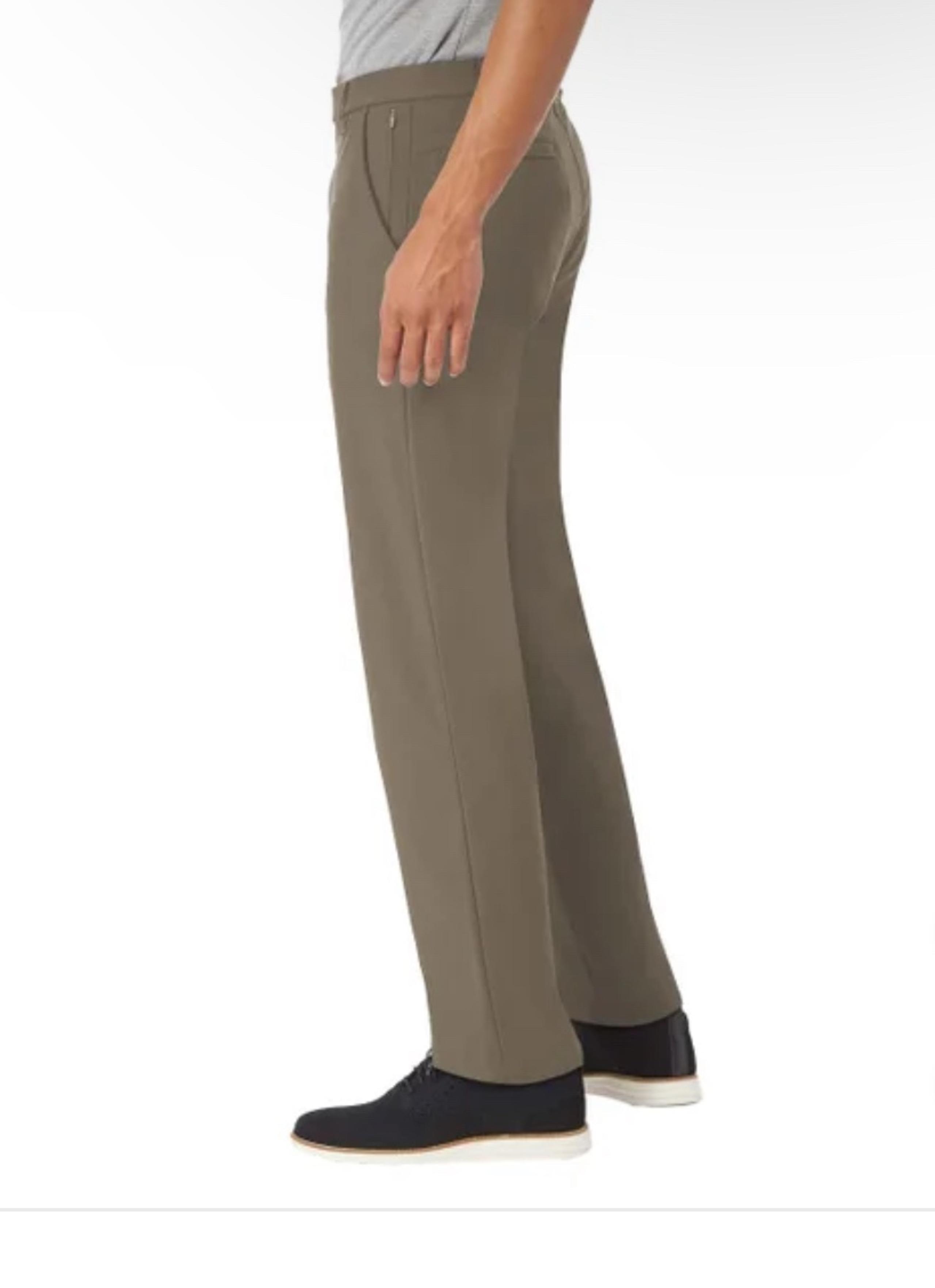 Kirkland pants Lululemon Signature Men's Performance stretch khaki beige 36x29