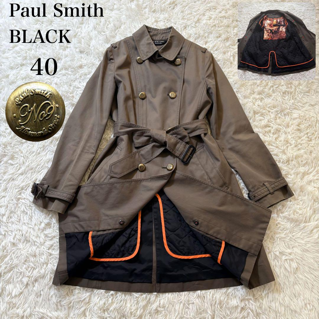 Excellent Condition Paul Smith Trench Coat with Liner and Belt, Size 40