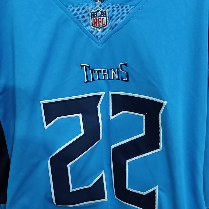 2023 NEW NFL #22 Tennessee Titans Derrick Henry Blue Jersey