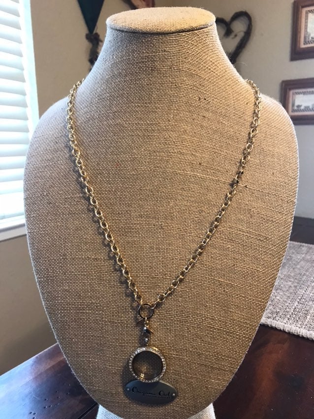 Origami Owl Gold Necklace Set