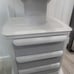 Mobile Medical Trolley Cart 130 Lbs Load Portable Professional Cart for Ultrasou