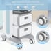 Mobile Medical Trolley Cart 130 Lbs Load Portable Professional Cart for Ultrasou