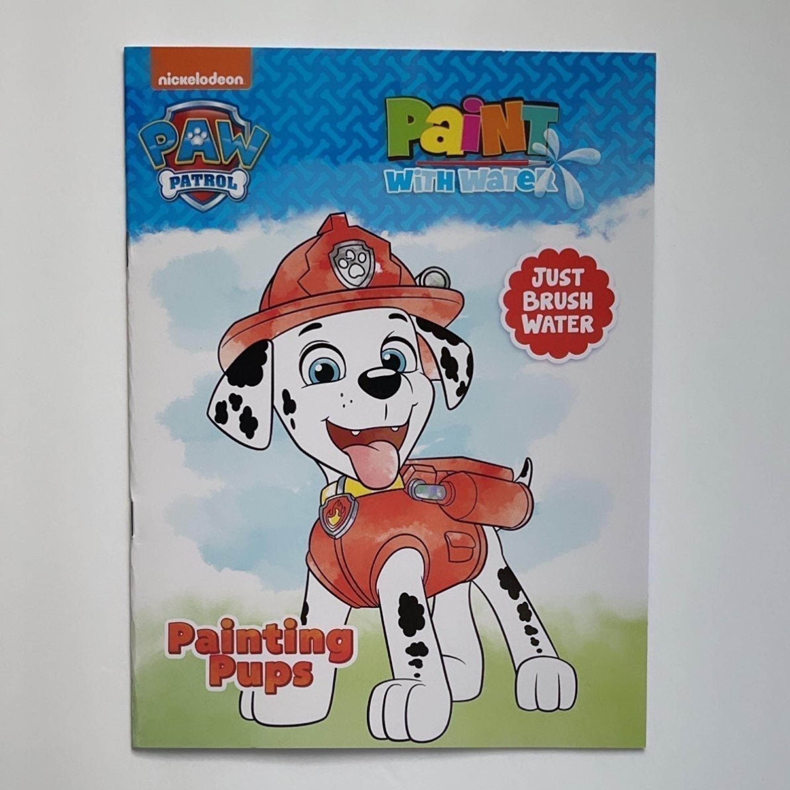 Nickelodeon Paw Patrol paint with water book