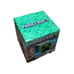 Minecraft Green Creeper 9 Can Mini Fridge 10x10x10, 6.7L 1 Door Ambient Lighting