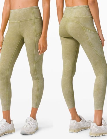 Lululemon Fast and Free High Rise Tight Sz 4/25 *Ice Dye