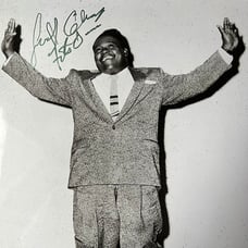 Authentic Rock and Roll Legend Fats Domino Signed Autograph w/COA 8x10