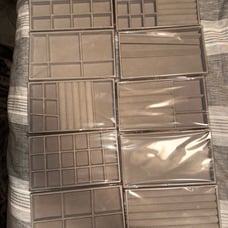 Grey jewelry boxes