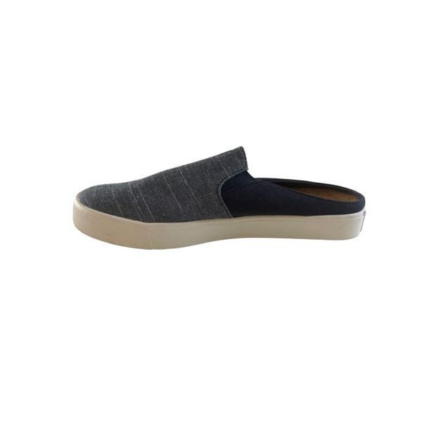Revitalign Womens Blue Esplanade Canvas Slide Slip On Mule Rubber shoe Size 10