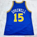 Latrell Sprewell Golden State Warriors Jersey Champion NBA Blue Vintage Men's 48