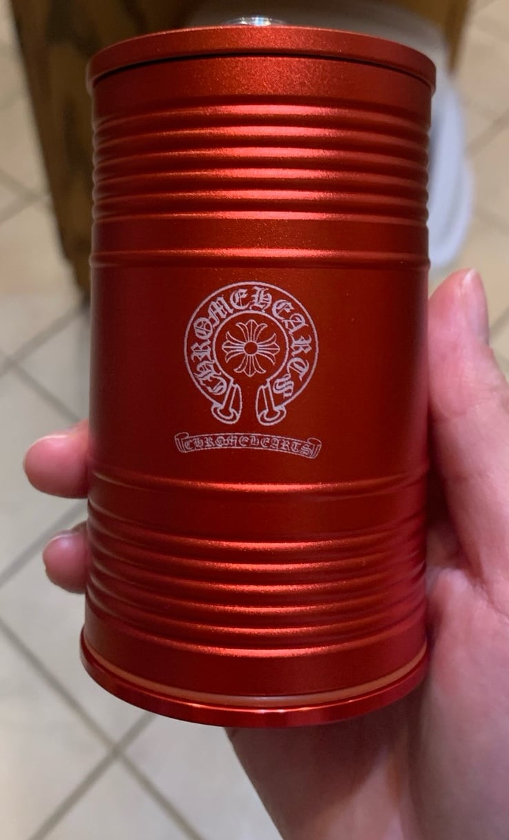 Chrome Hearts Ashtray Metal Aluminum Red Smoke Car Ashtray Cup holder